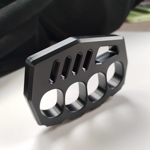Brass Four Finger Knuckles – PVC Plastic with 14mm Ultra Thick Non-Metal Lightweight product image