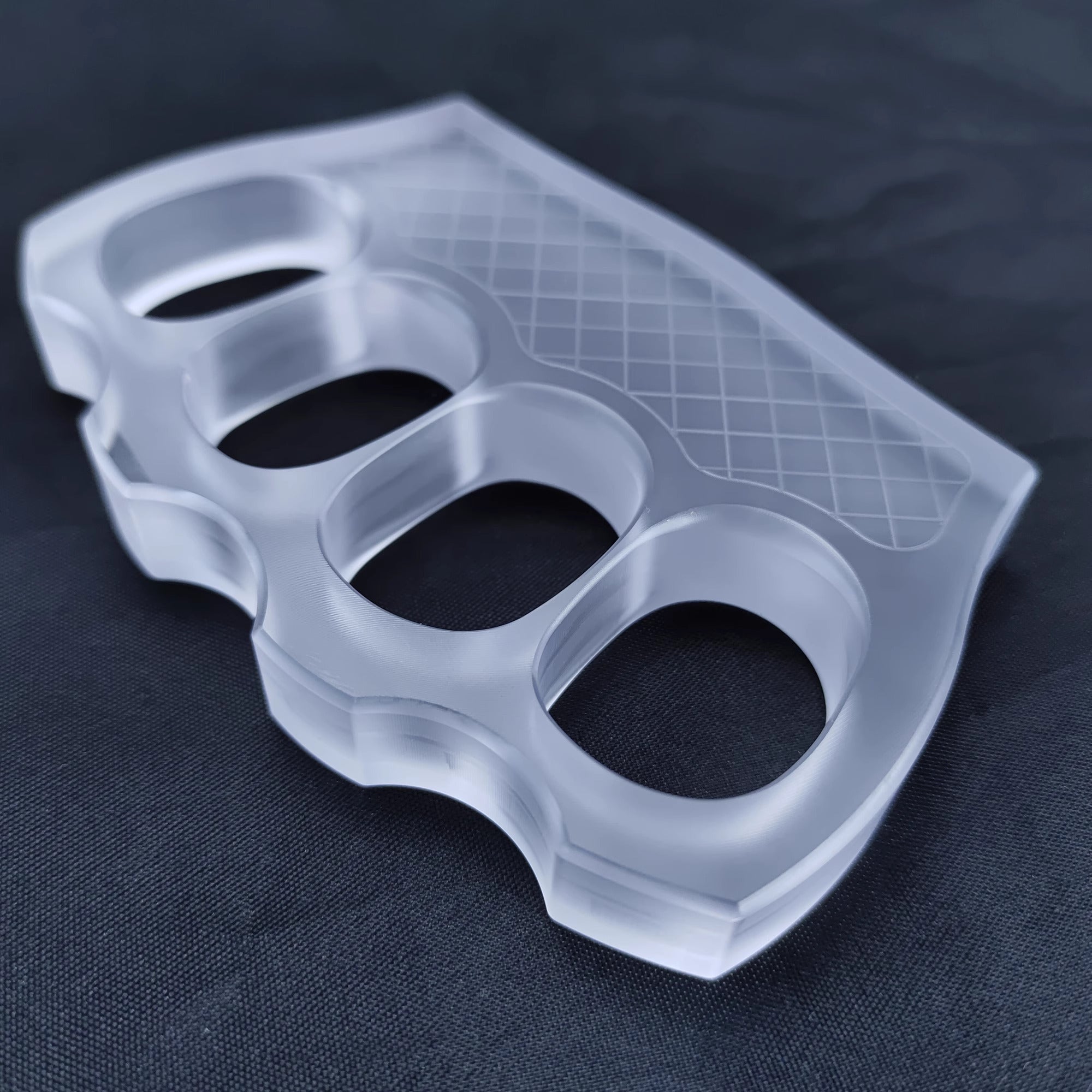 Brass Four Finger Knuckles – PVC Plastic with 14mm Ultra-Thick Non-Metal detail image - detail view 5
