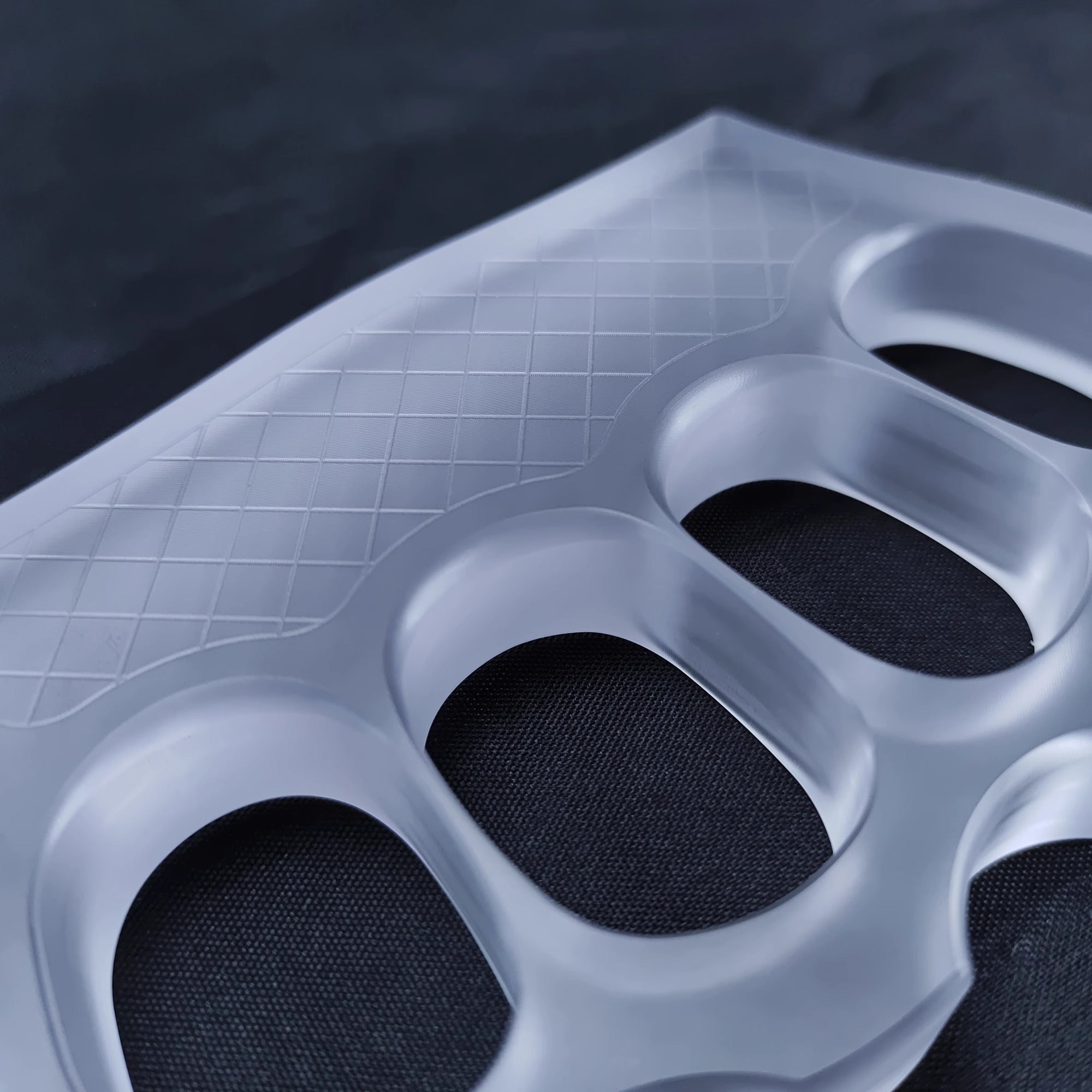 Brass Four Finger Knuckles – PVC Plastic with 14mm Ultra-Thick Non-Metal detail image - detail view 6