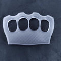 Brass Four Finger Knuckles – PVC Plastic with 14mm Ultra-Thick Non-Metal product image