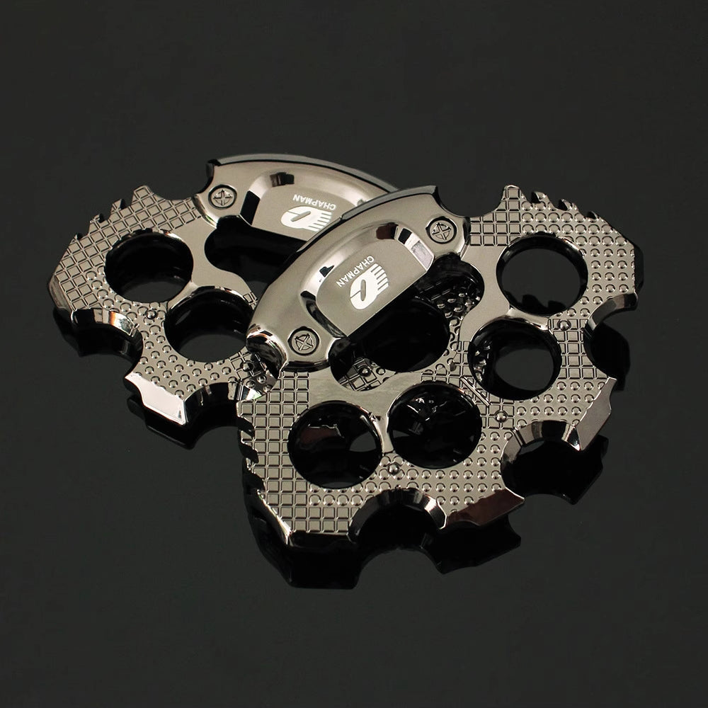 Brass Four Finger Knuckles – Zinc Alloy with CrossFire Game Edition 18mm Heavy Duty detail image - detail view 3