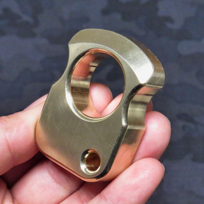Brass Knuckles – H-59 Type 1000 Low-Profile Ring with Polished Non-Lethal 126g detail image