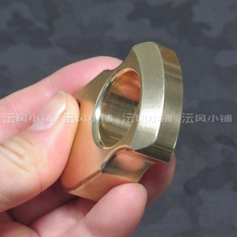 Brass Knuckles – H-59 Type 1000 Low-Profile Ring with Polished Non-Lethal 126g detail image - detail view 4