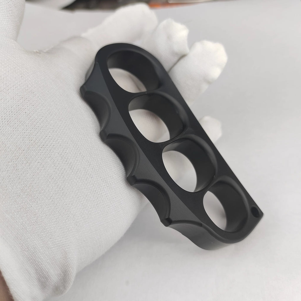 Brass Knuckles – Plastic with Pea Pod Duster Self Defense with Non-Metal Tactical 30g detail image - detail view 11