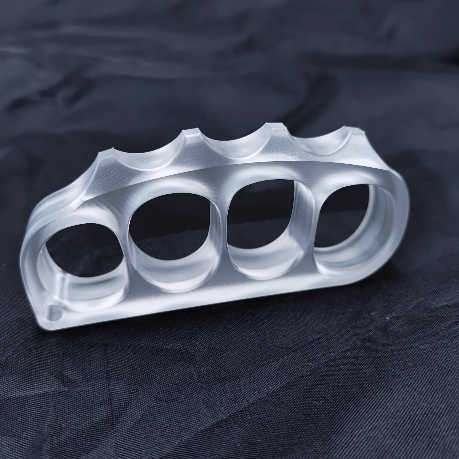 Brass Knuckles – Plastic with Pea Pod Duster Self Defense with Non-Metal Tactical 30g product image