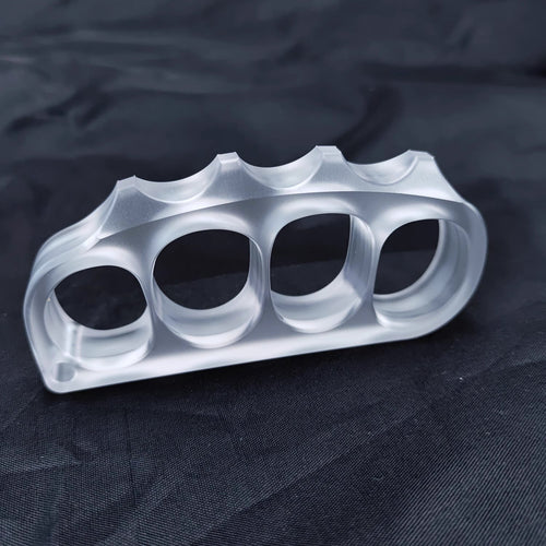 Brass Knuckles – Plastic with Pea Pod Duster Self Defense with Non-Metal Tactical 30g product image