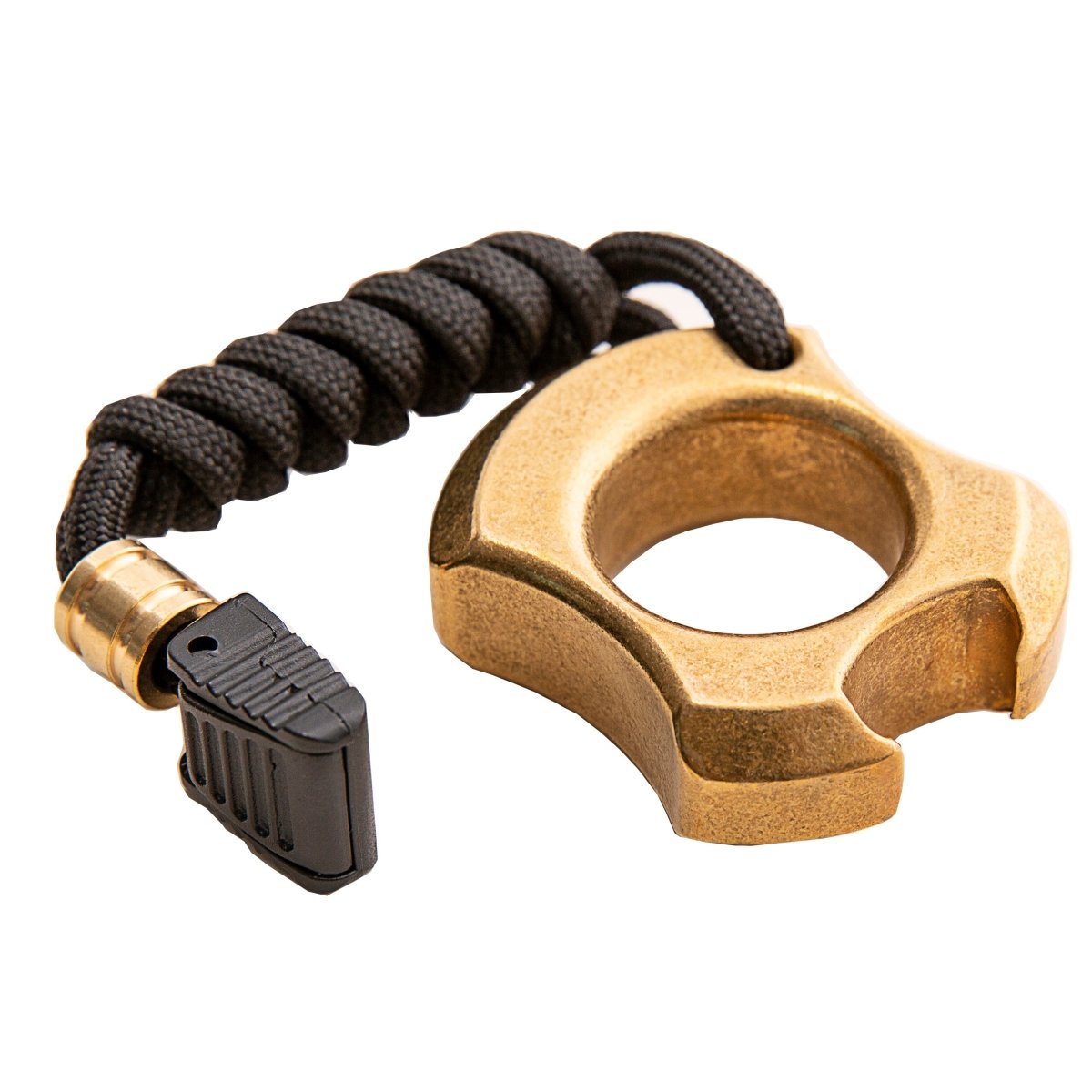 Brass Ring – H59 Single Finger with 15mm Thick Stonewash Wasteland Style Bottle Opener product image