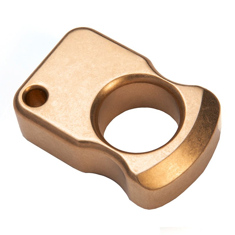 Brass Ring – H59 Single Finger with 18mm Ultra Thick Stonewash Antique Heavy product image