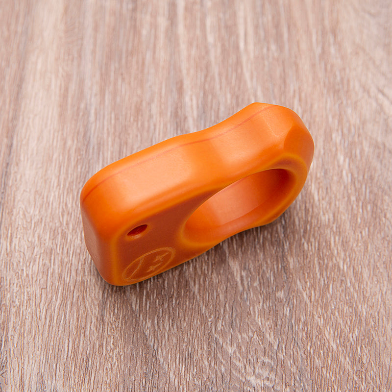 Brass Single Finger Knuckles – Bakelite with Lightweight Non-Metal detail image - detail view 3