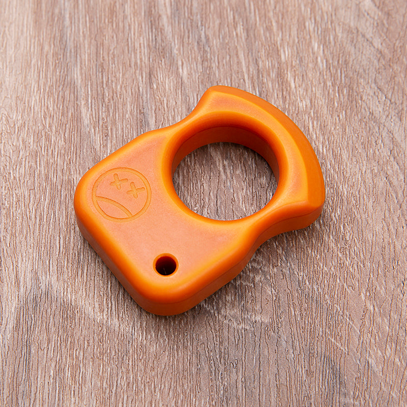 Brass Single Finger Knuckles – Bakelite with Lightweight Non-Metal detail image - detail view 4