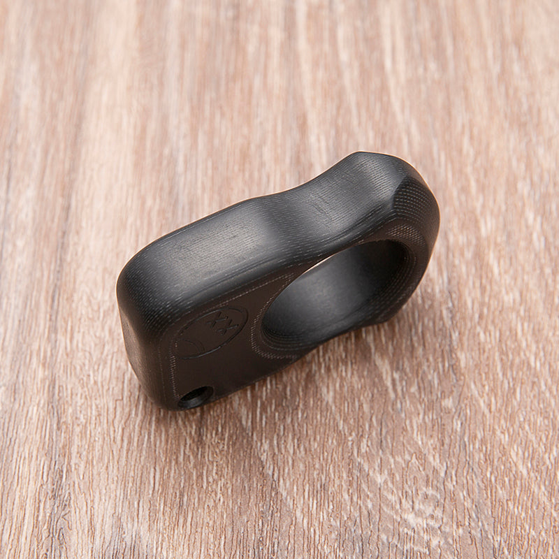 Brass Single Finger Knuckles – G10 Fiber Glass Ring with 15mm Ultra Thick Lightweight EDC detail image - detail view 3