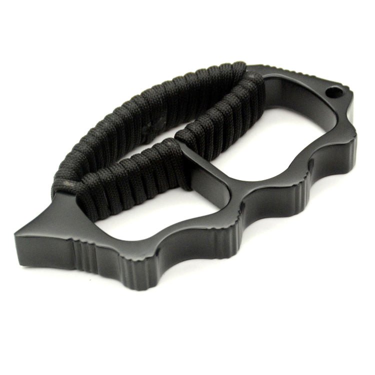 Brass Spiked Knuckles – Dusters with Full Size Zinc Alloy Side Spike 14mm Four Finger EDC product image