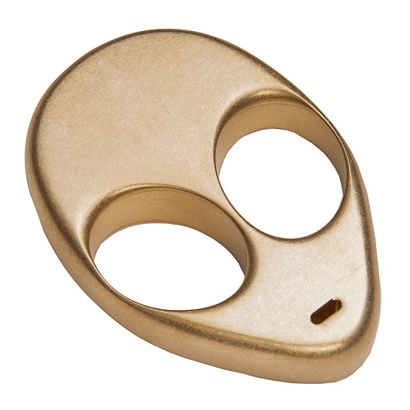 Brass Two Finger Knuckles – Alien ET with Stonewash Unique Design product image