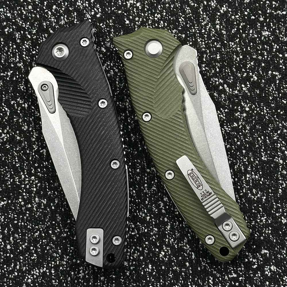 Folding Knife M390 Steel Pocket Knife G10 Handle 58 HRC One-Hand Opening EDC Camping Knife