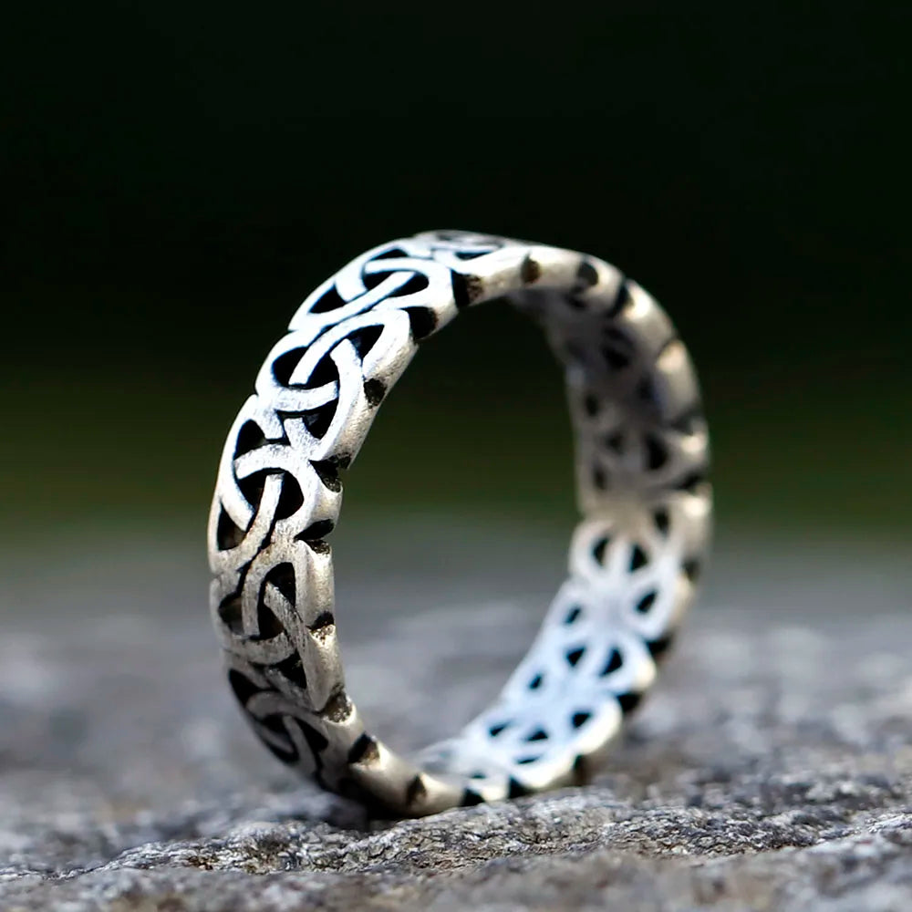 Celtic Knot Ring – Viking Eternity Norse Gothic Band for Alternative Styling, Collecting product image