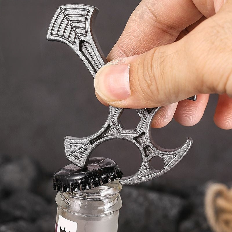 Cross Necklace – Zinc Alloy Self Defense Pendant with Bottle Opener Jewelry 74g detail image - detail view 3