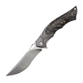 Damascus Folding Knife – Night Owl M390 Tactical with Carbon Fiber Handle variant image - product view 10