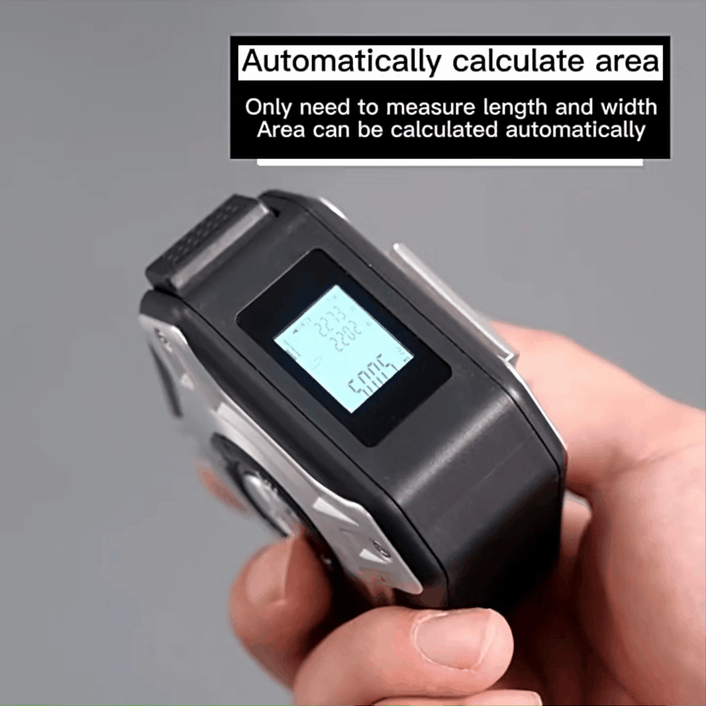 Digital Measuring Tool – Laser Tape Measure 2-in-1 135ft USB Rechargeable Construction DIY detail image