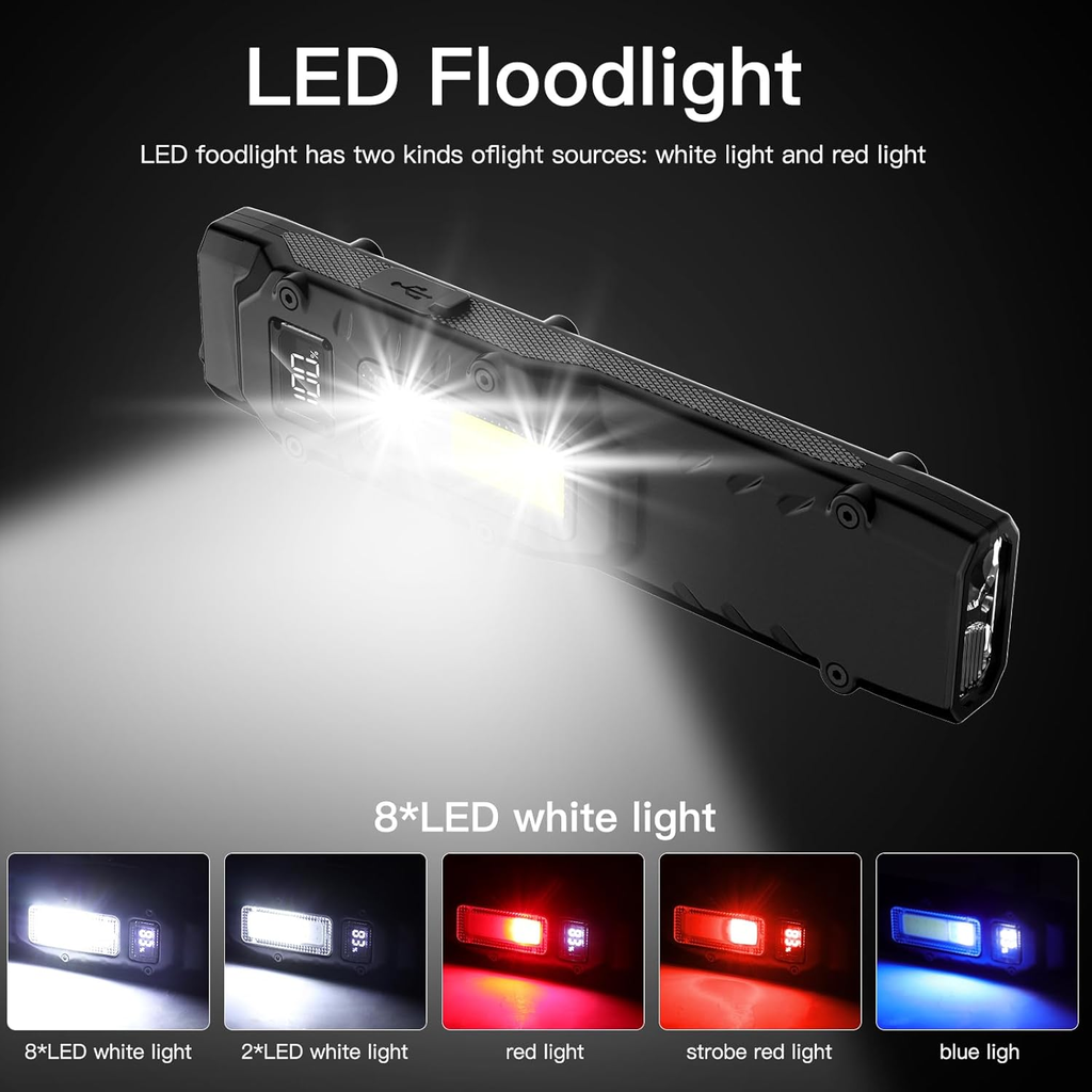 EDC Flashlight – NightGuard Tactical Edge Rechargeable with 1300 Lumen Flat detail image - detail view 6