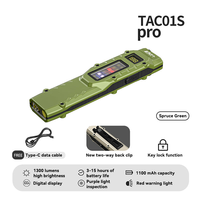 EDC Flashlight – NightGuard Tactical Edge Rechargeable with 1300 Lumen Flat variant image - product view 17
