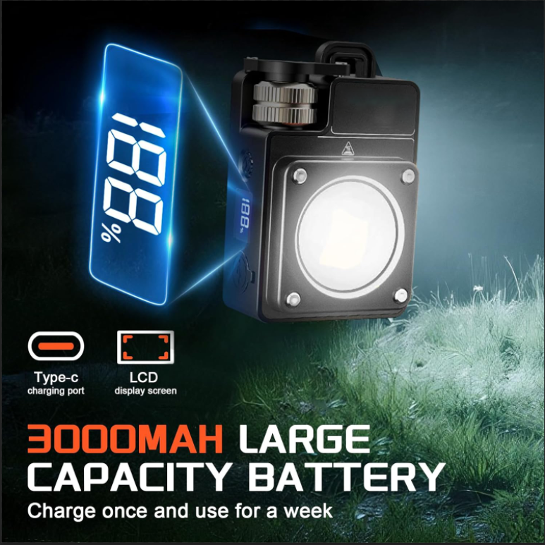 EDC Flashlight – NovaFlare Camp LED with 3500LM Rechargeable 5-Mode Lantern detail image - detail view 10