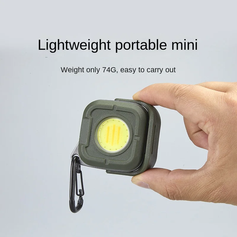 EDC Flashlight – RuggedCompass Keylight with 500LM Rotating Keychain with 4 Color Temps detail image - detail view 10