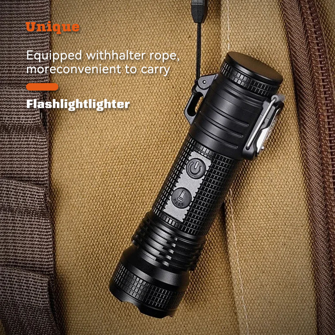 EDC Flashlight – Triple-Thunder Dual Arc Plasma Lighter & LED detail image - detail view 10