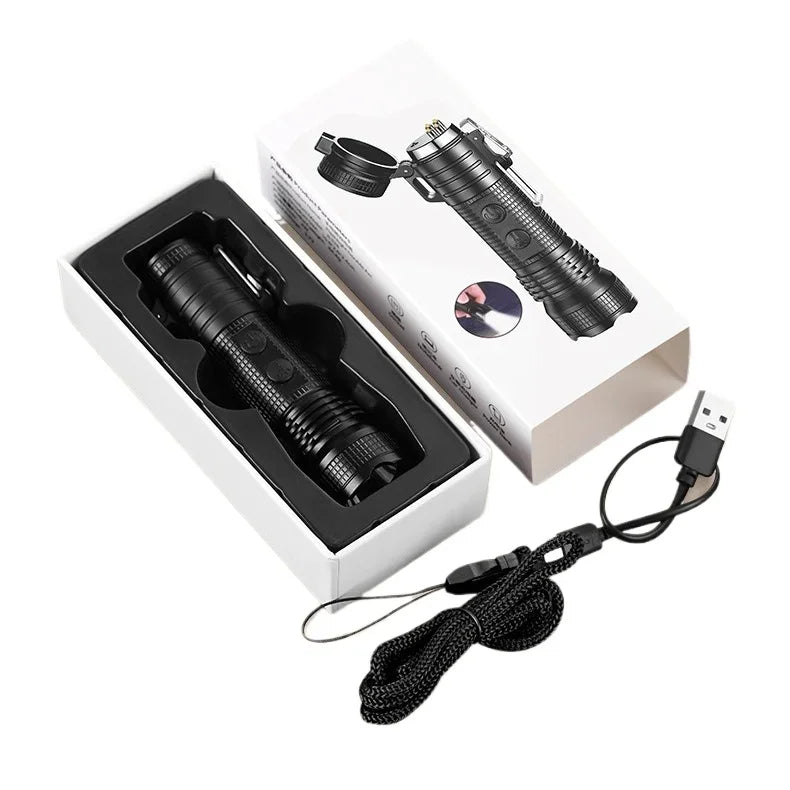 EDC Flashlight – Triple-Thunder Dual Arc Plasma Lighter & LED detail image - detail view 5