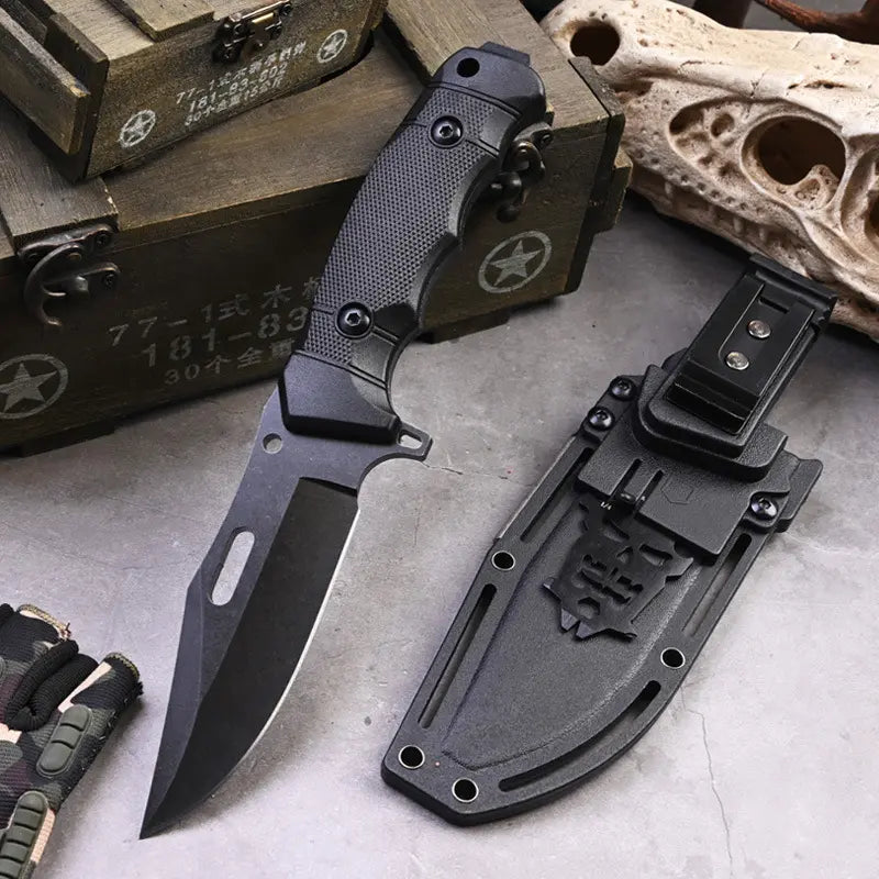 EDC Knife – TrailForge Multi-Tool Survival with Fire Starter & Tool Card Set variant image
