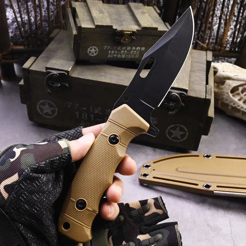 EDC Knife – TrailForge Multi-Tool Survival with Fire Starter & Tool Card Set detail image