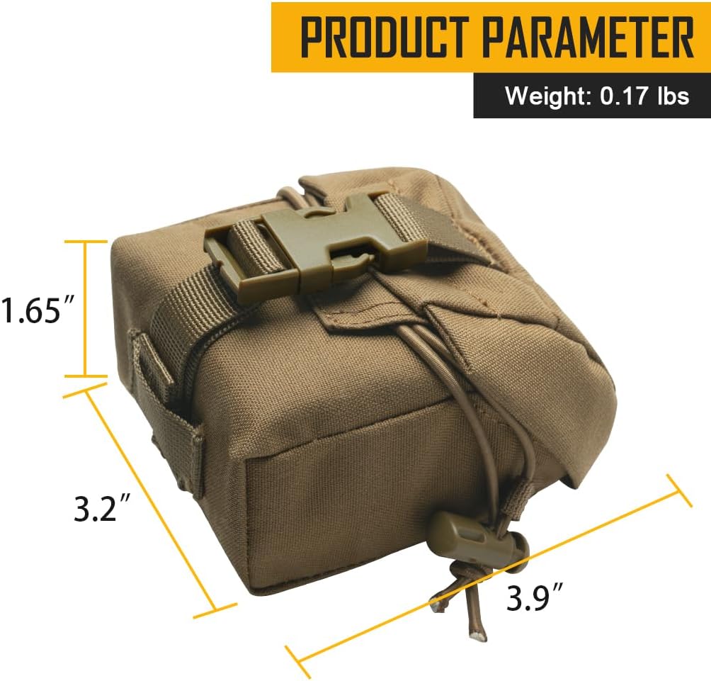 EDC Multi-Tool – QuadSecure Tactical Utility Pouch with MOLLE Compatible - Organizer detail image - detail view 3