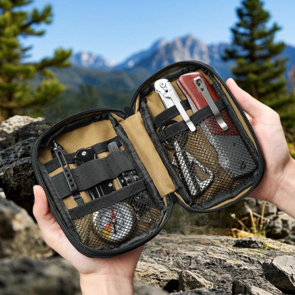 EDC Organizers – SwiftSleeve Pro Pocket Pouch with 500D Polyester detail image - detail view 5