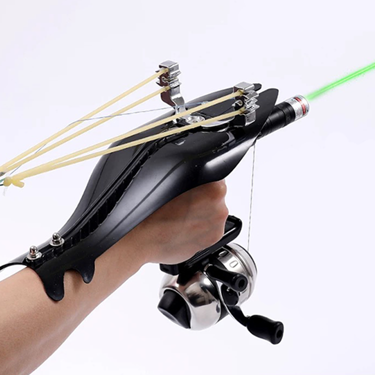 Fishing Slingshot – Adults with Angler Laser with Reel & Darts detail image