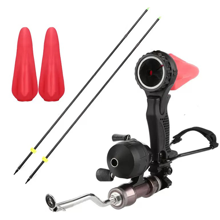 Fishing Slingshot – Adults with Pocket Edition with Wrist Rest Reel & Arrows Kit product image