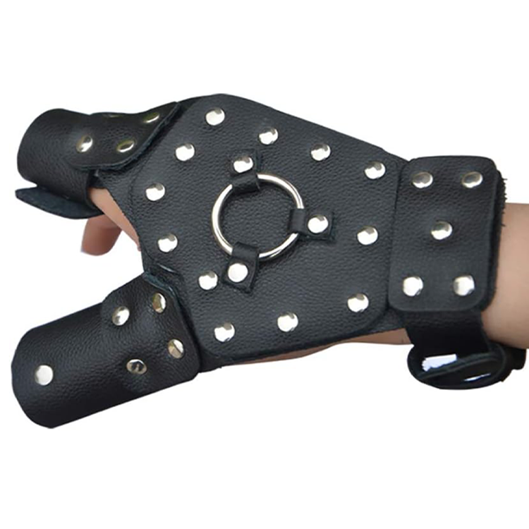 Fishing Slingshot – Gloves with PU Leather Protective Gloves with Stainless Steel detail image - detail view 7