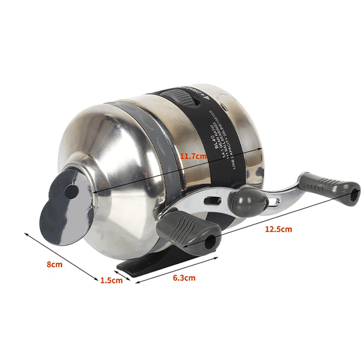 Fishing Slingshot – Hunting Reel with BL52 Stainless Steel Ambidextrous Reel detail image - detail view 3