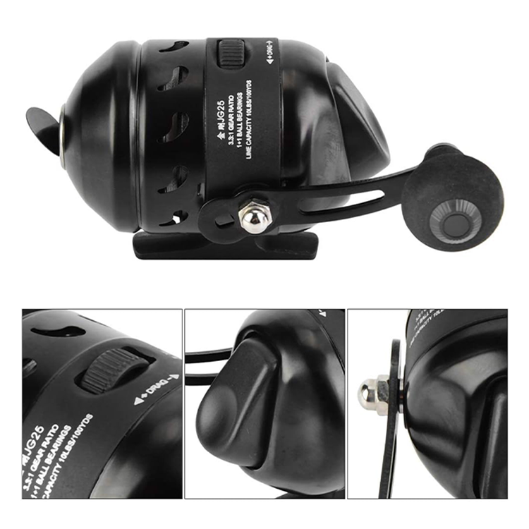 Fishing Slingshot – Reel with JG25 High Performance Metal Reel with Hunting & detail image