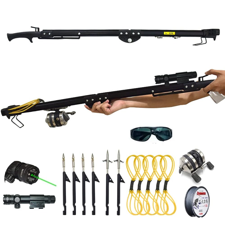 Fishing Slingshot – Tactical with Collapsible Line Gun with Laser Sight & Reel product image