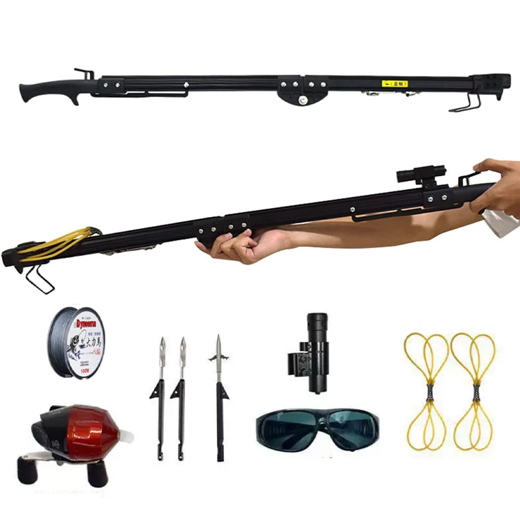 Fishing Slingshot – Tactical with Collapsible Line Gun with Laser Sight & Reel variant image - product view 7