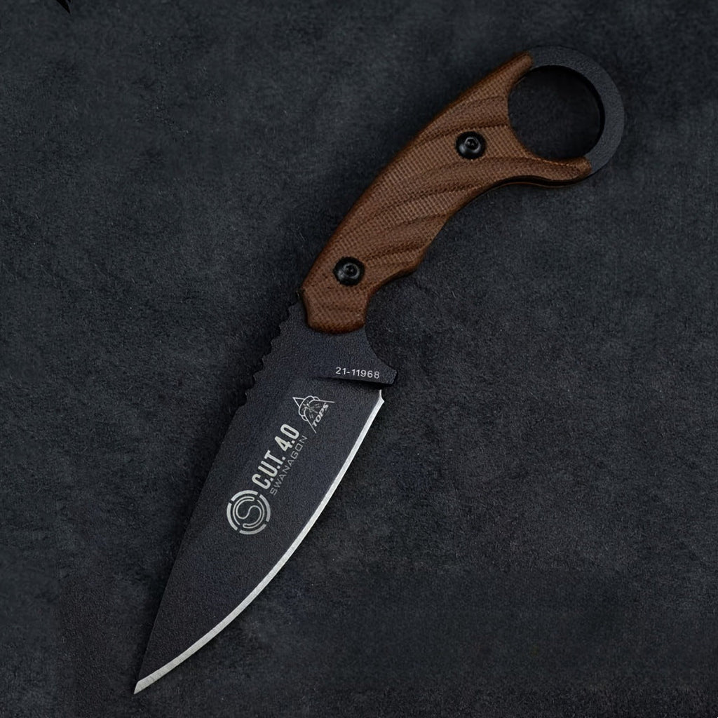 Fixed Blade Knife – AshRidge 1095 High Carbon with EDC Tactical detail image - detail view 11