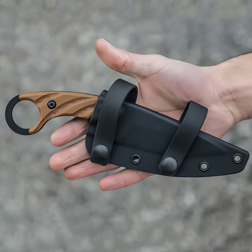 Fixed Blade Knife – AshRidge 1095 High Carbon with EDC Tactical detail image