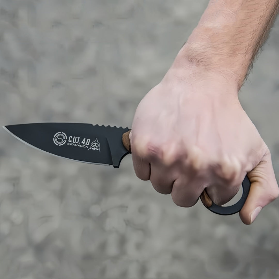 Fixed Blade Knife – AshRidge 1095 High Carbon with EDC Tactical detail image - detail view 4