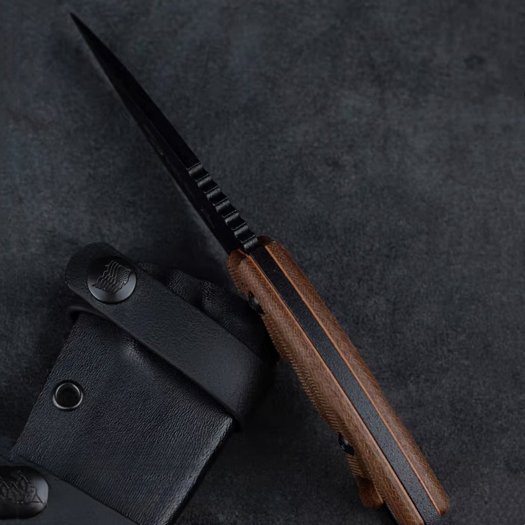 Fixed Blade Knife – AshRidge 1095 High Carbon with EDC Tactical detail image - detail view 8