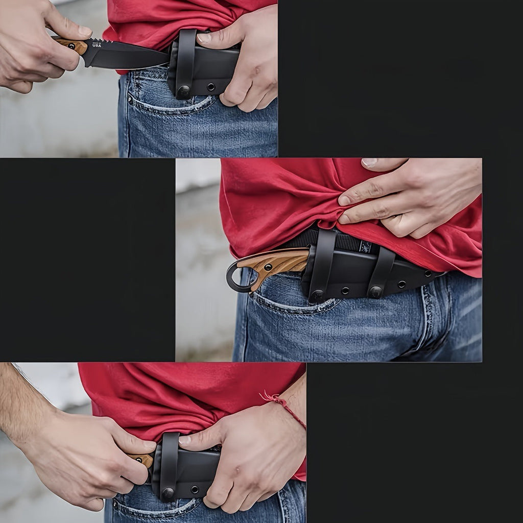 Fixed Blade Knife – AshRidge 1095 High Carbon with EDC Tactical detail image - detail view 9