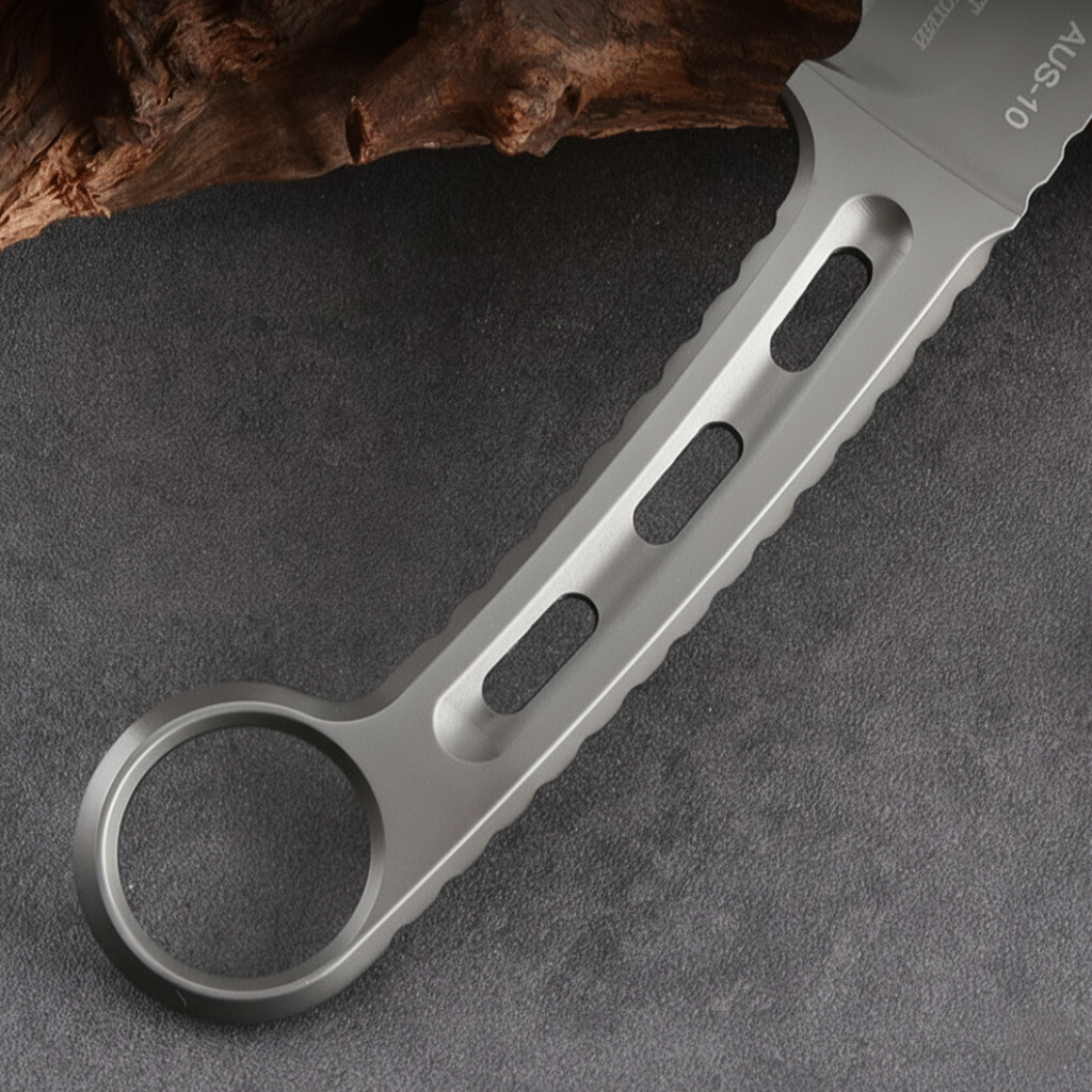 Fixed Blade Knife – Assassin AUS-10 Full Tang with EDC Outdoor detail image - detail view 9