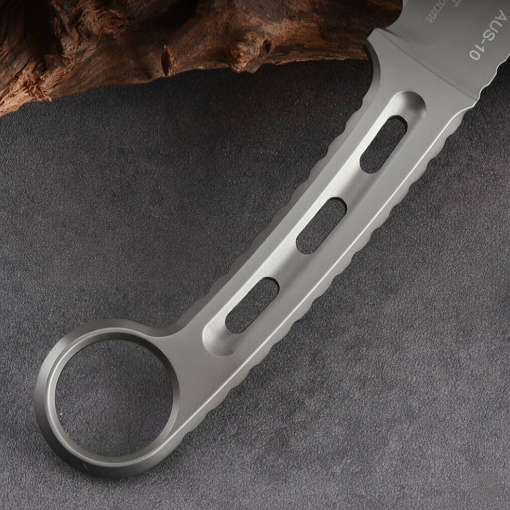 Fixed Blade Knife – Assassin AUS-10 Full Tang with EDC Outdoor detail image - detail view 9
