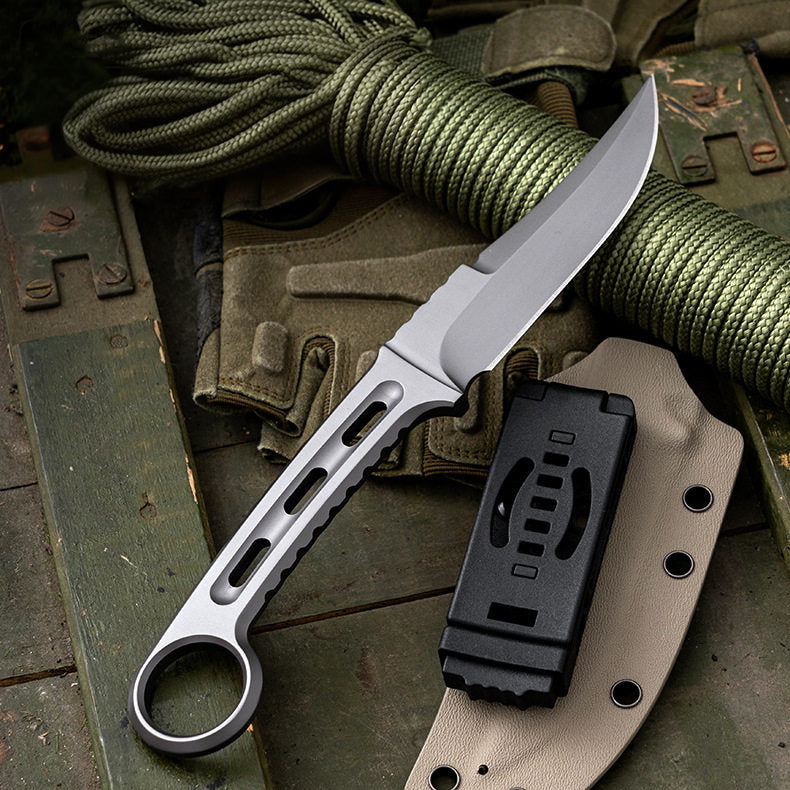 Fixed Blade Knife – Assassin AUS-10 Full Tang with EDC Outdoor variant image