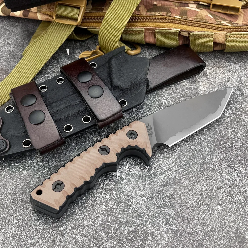 Fixed Blade Knife – Camping G10 Handle Custom Engraving Hunting Survival Tactical EDC detail image - detail view 3