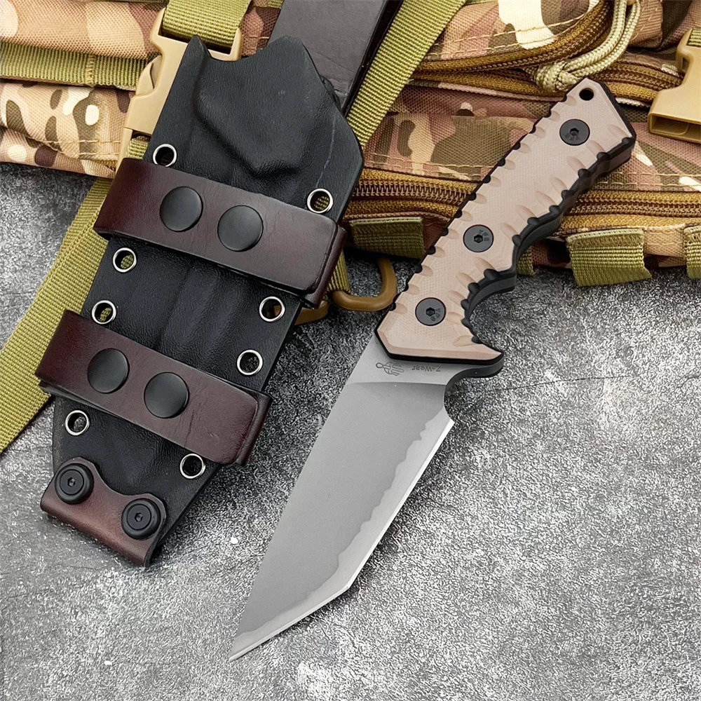 Fixed Blade Knife – Camping G10 Handle Custom Engraving Hunting Survival Tactical EDC detail image - detail view 5