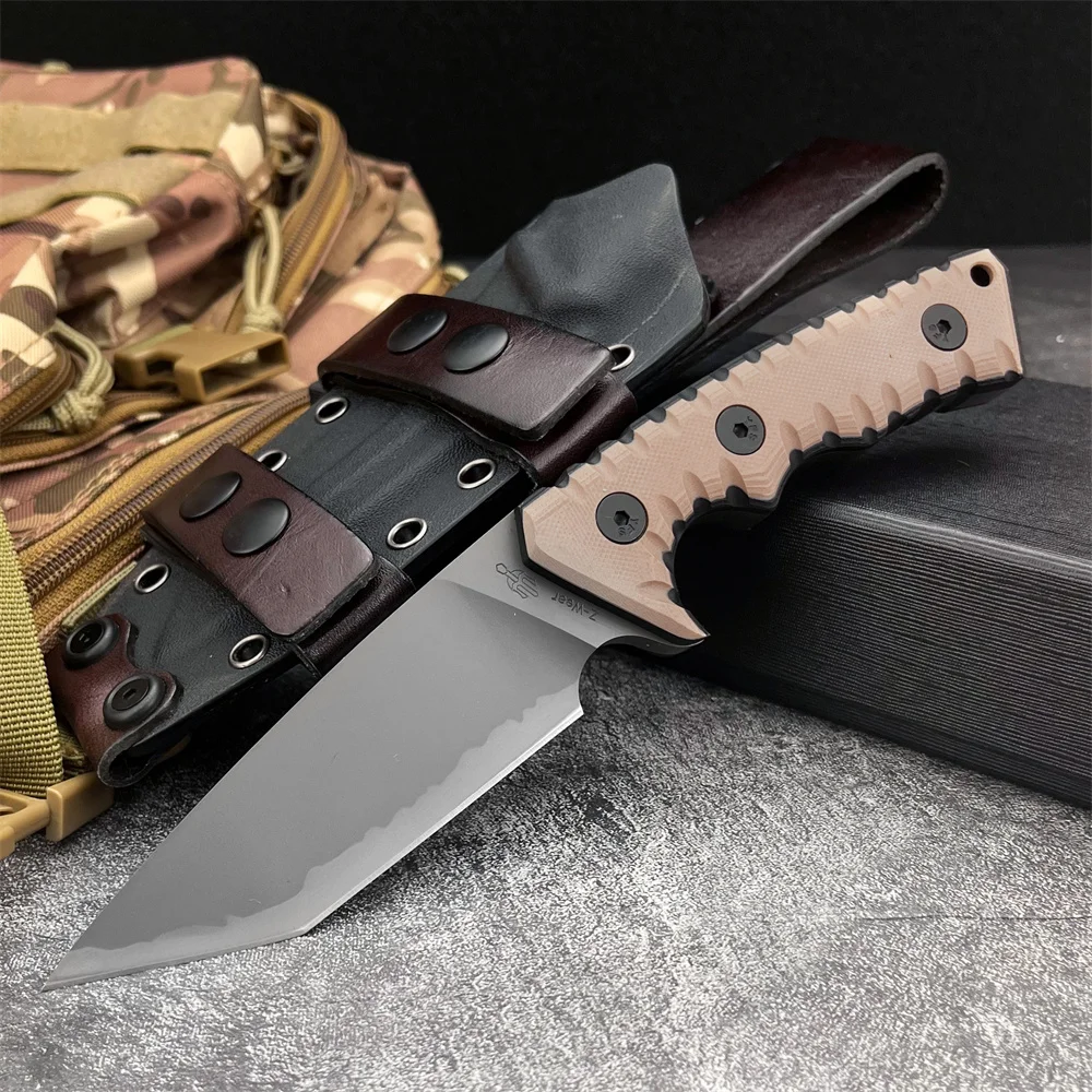 Fixed Blade Knife – Camping G10 Handle Custom Engraving Hunting Survival Tactical EDC product image